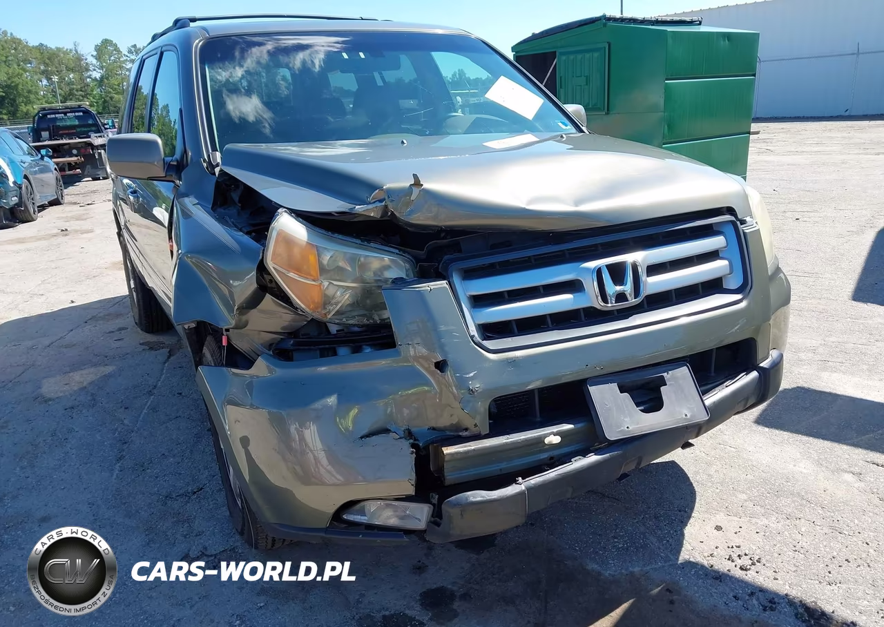 2007 Honda Pilot Ex-L VIN:2HKYF18657H500913 - 6
