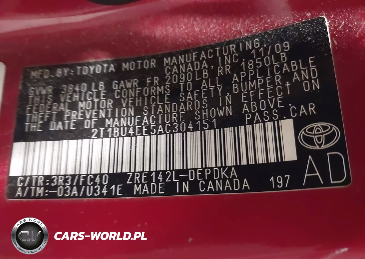 2010 Toyota Corolla Le VIN:2T1BU4EE5AC304151 - 9