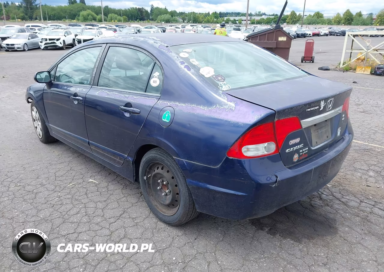 2010 Honda Civic Lx VIN:2HGFA1F5XAH567766 - 3