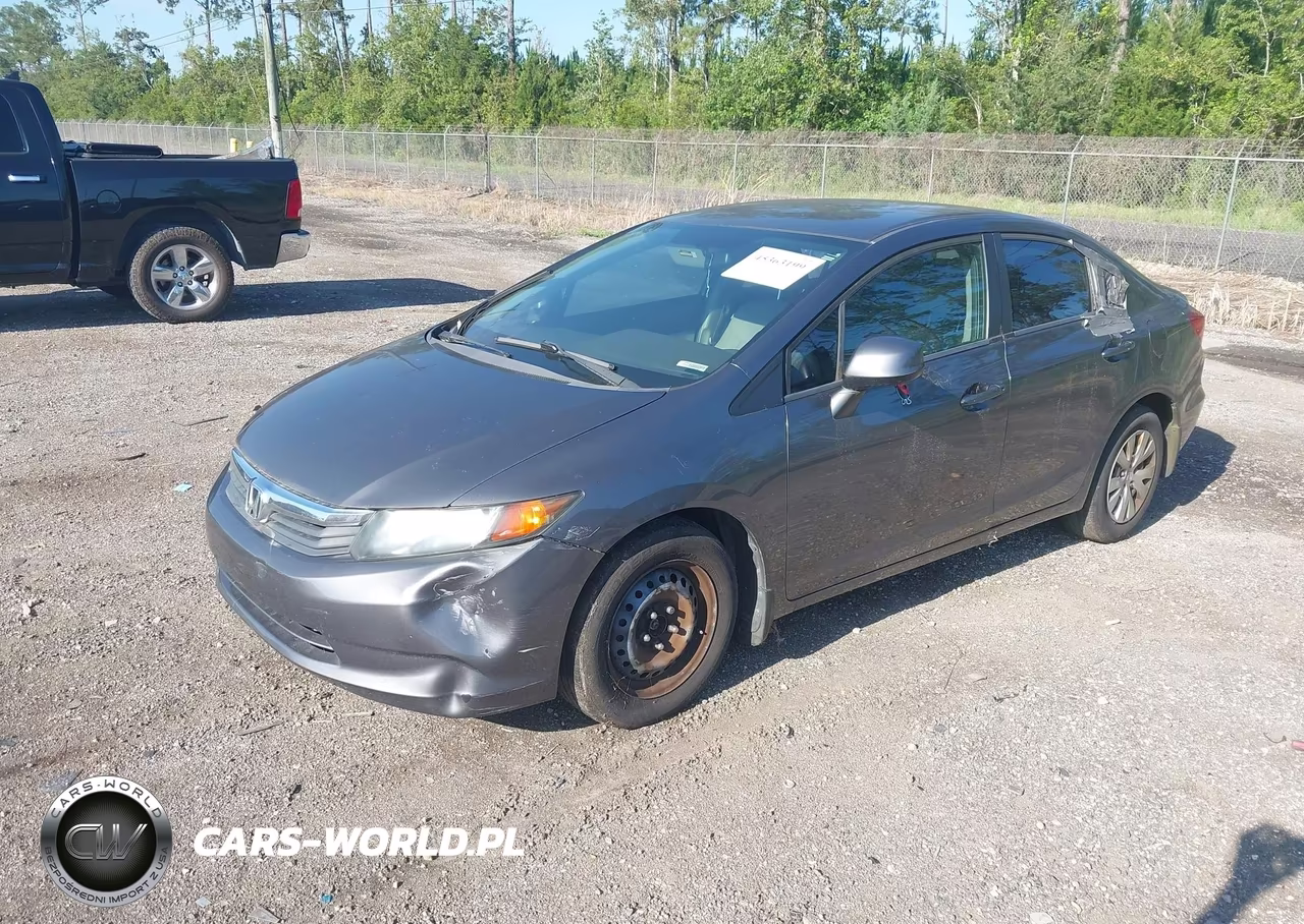 2012 Honda Civic Lx VIN:19XFB2F55CE017584 - 2