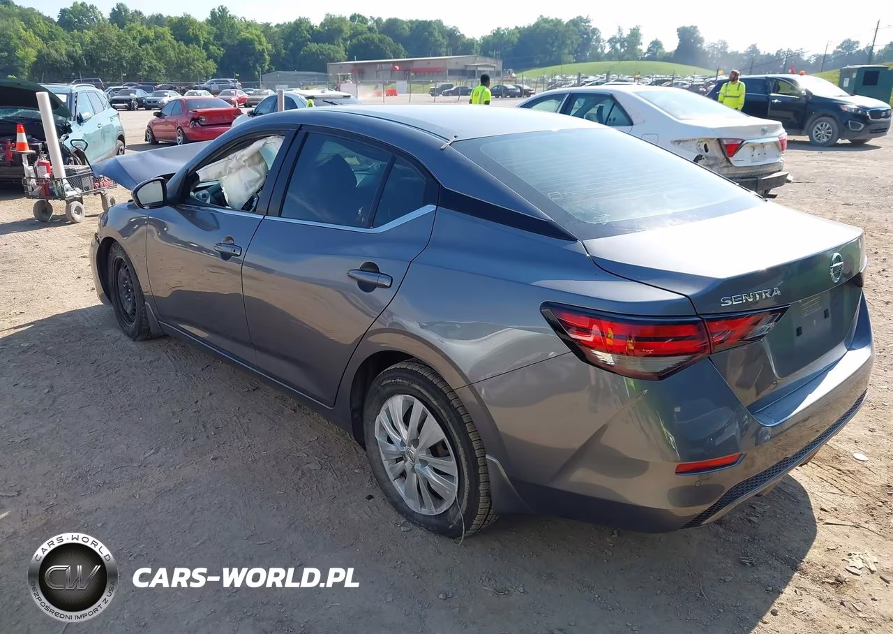 2021 Nissan Sentra S Xtronic Cvt VIN:3N1AB8BV6MY285503 - 3