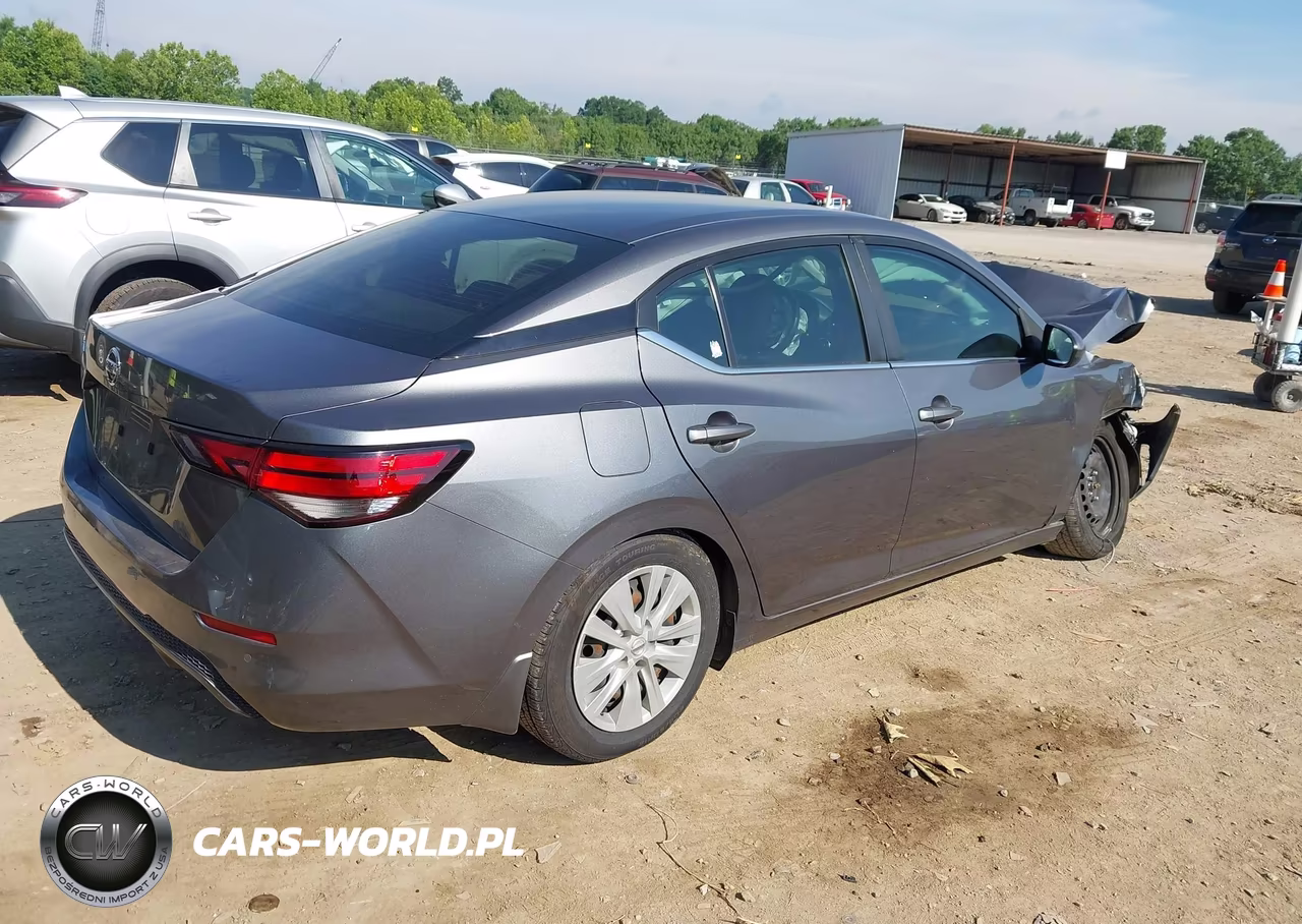 2021 Nissan Sentra S Xtronic Cvt VIN:3N1AB8BV6MY285503 - 4