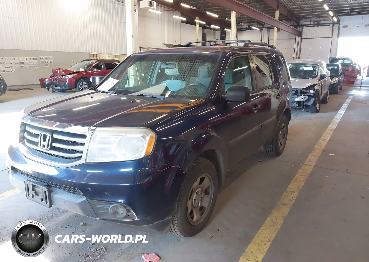 2015 Honda Pilot Lx VIN:5FNYF4H21FB019696 - 2