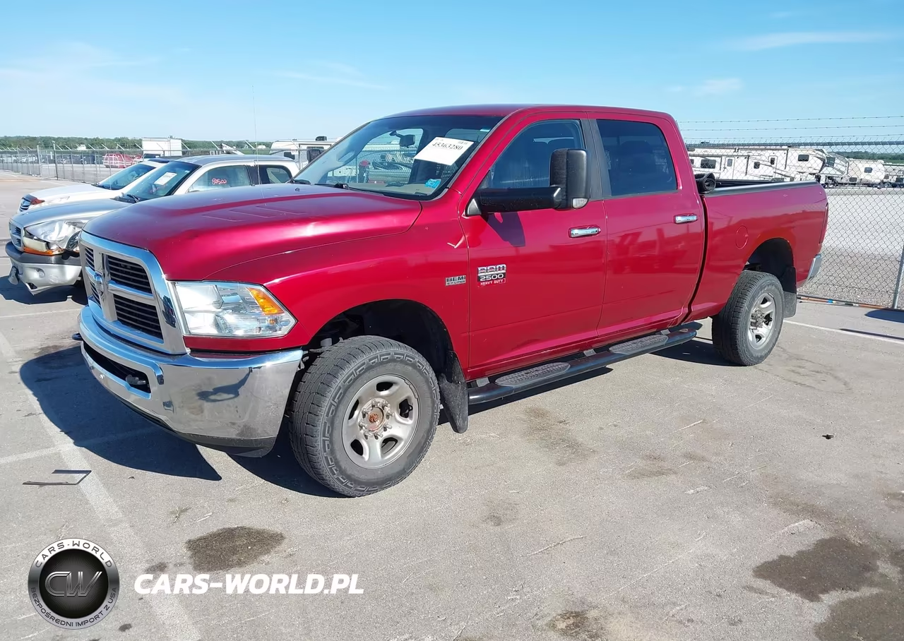 2012 Ram 2500 Slt VIN:3C6TD5DT8CG324744 - 2