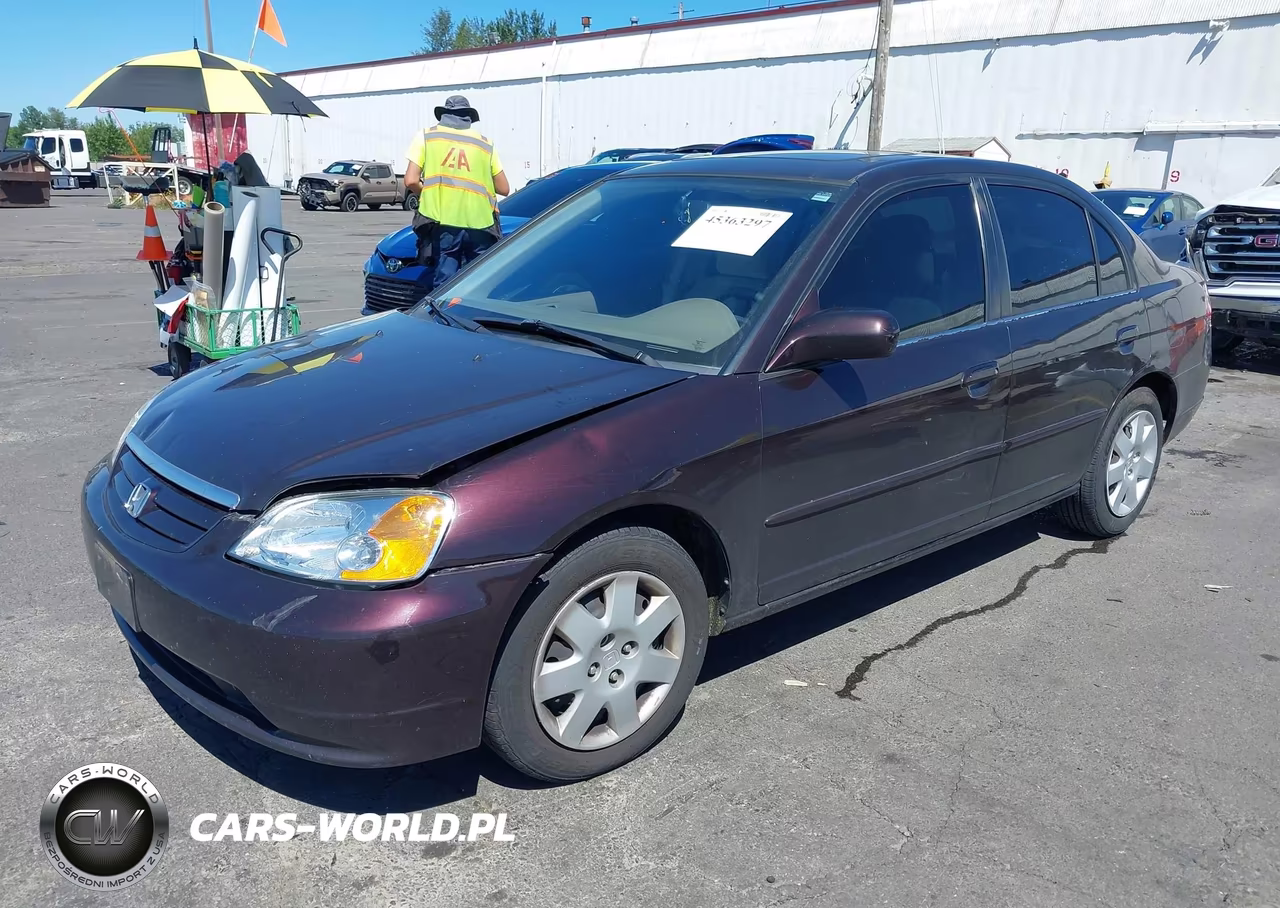 2001 Honda Civic Ex VIN:2HGES26741H552020 - 2