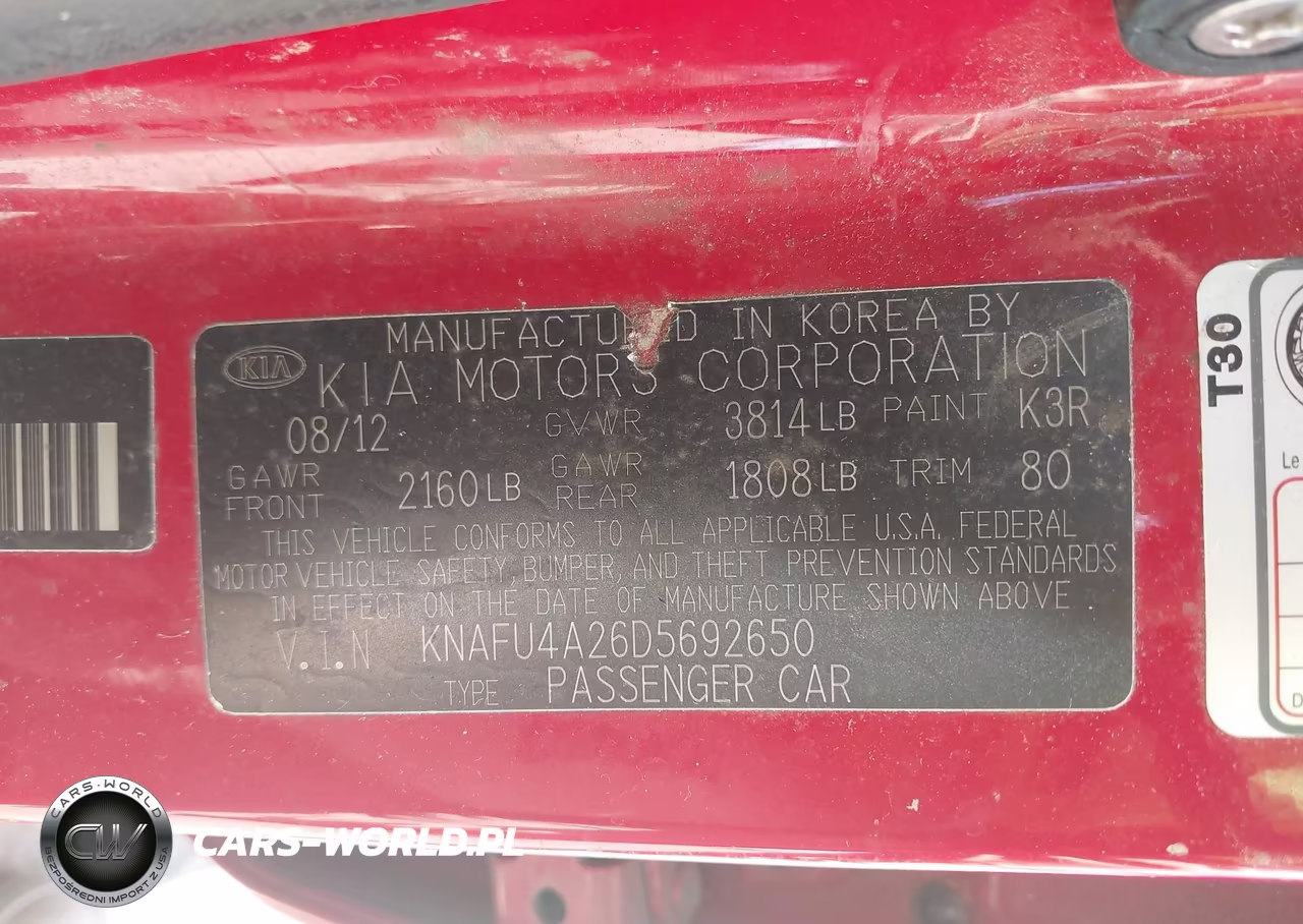 2013 Kia Forte Ex VIN:KNAFU4A26D5692650 - 9