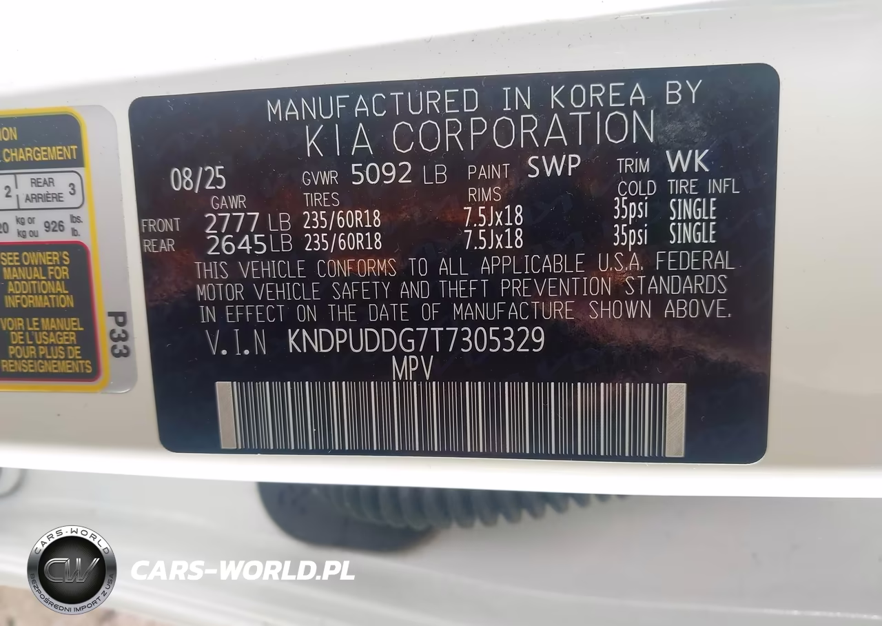 2026 Kia Sportage Hybrid S VIN:KNDPUDDG7T7305329 - 9