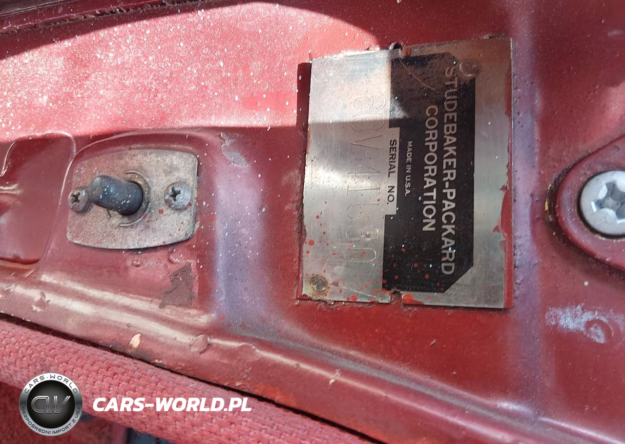 1960 Studebaker Lark Convertable VIN:60V41680 - 9