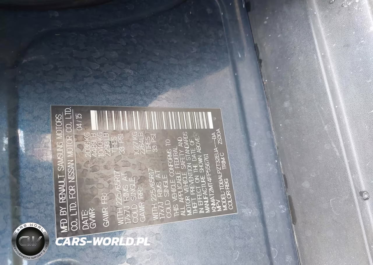 2015 Nissan Rogue S VIN:KNMAT2MT4FP556761 - 9
