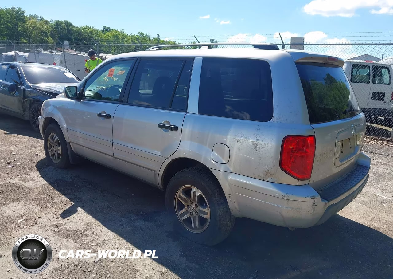 2004 Honda Pilot Ex-L VIN:2HKYF18614H613558 - 3