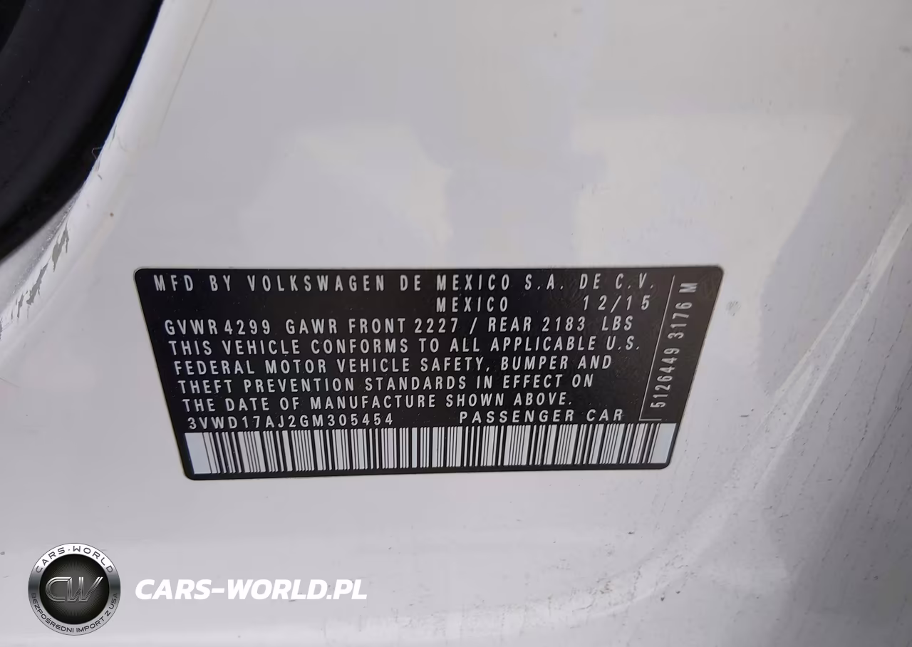 2016 Volkswagen Jetta 1.8T Sport VIN:3VWD17AJ2GM305454 - 9
