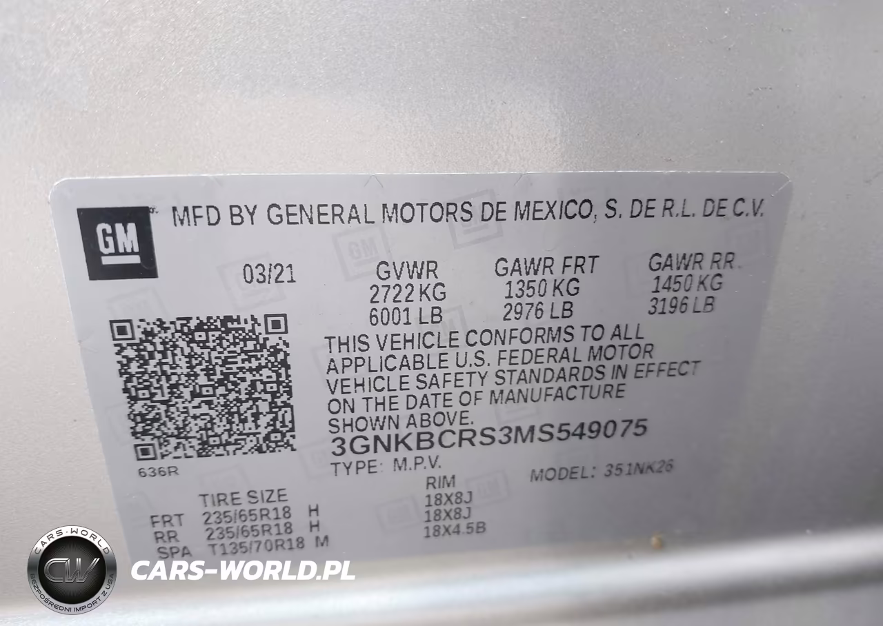 2021 Chevrolet Blazer Fwd 2Lt VIN:3GNKBCRS3MS549075 - 9