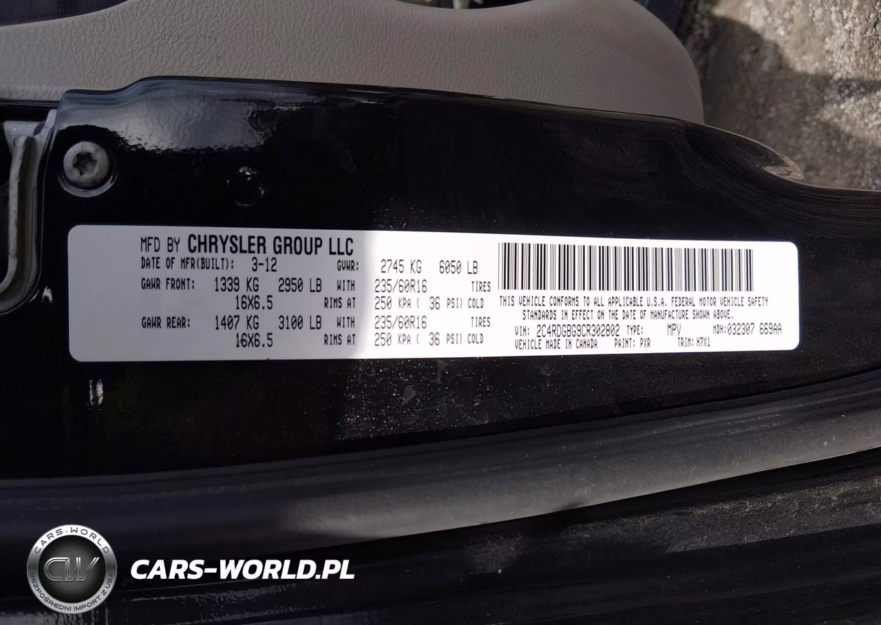 2012 Dodge Grand Caravan Se-Avp VIN:2C4RDGBG9CR302802 - 9