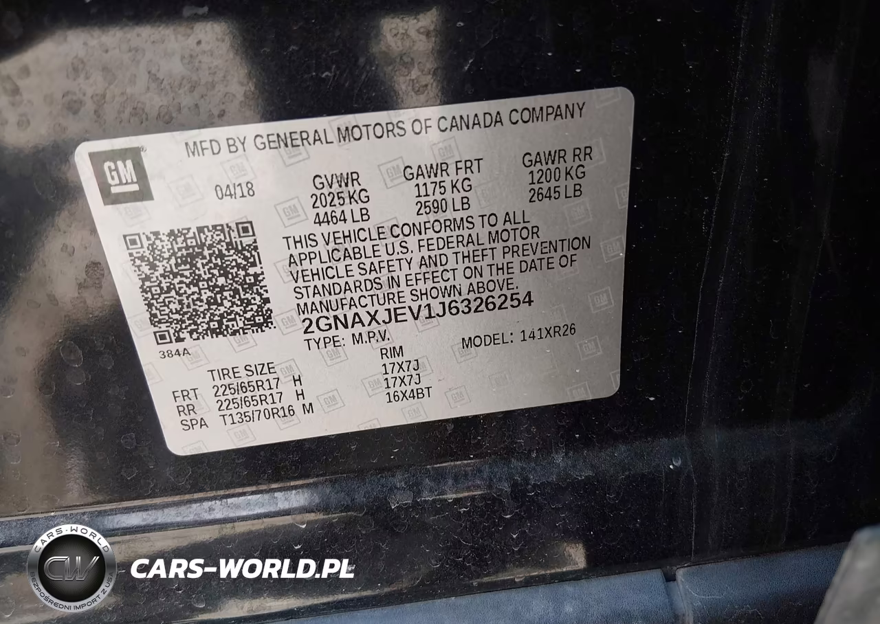 2018 Chevrolet Equinox Lt VIN:2GNAXJEV1J6326254 - 9
