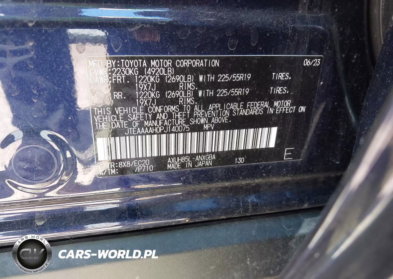 2023 Toyota Venza Xle VIN:JTEAAAAH0PJ140075 - 9