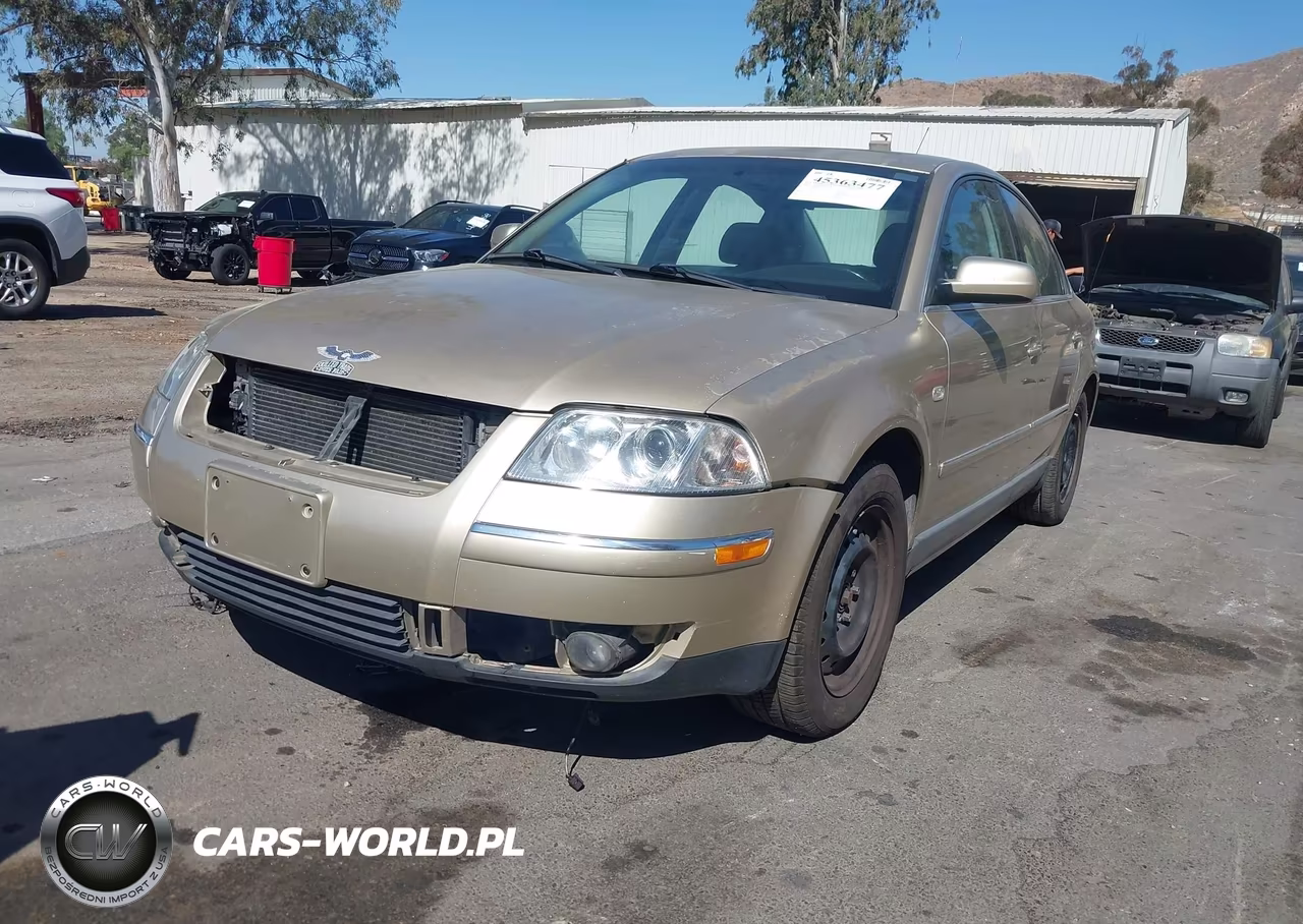 2001 Volkswagen Passat Gls V6 VIN:WVWPH63B01P207147 - 2