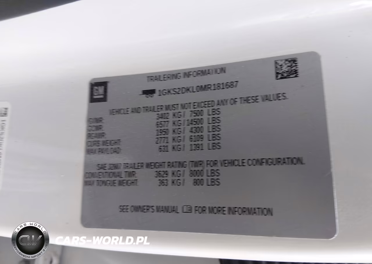 2021 GMC Yukon 4Wd Denali VIN:1GKS2DKL0MR181687 - 9