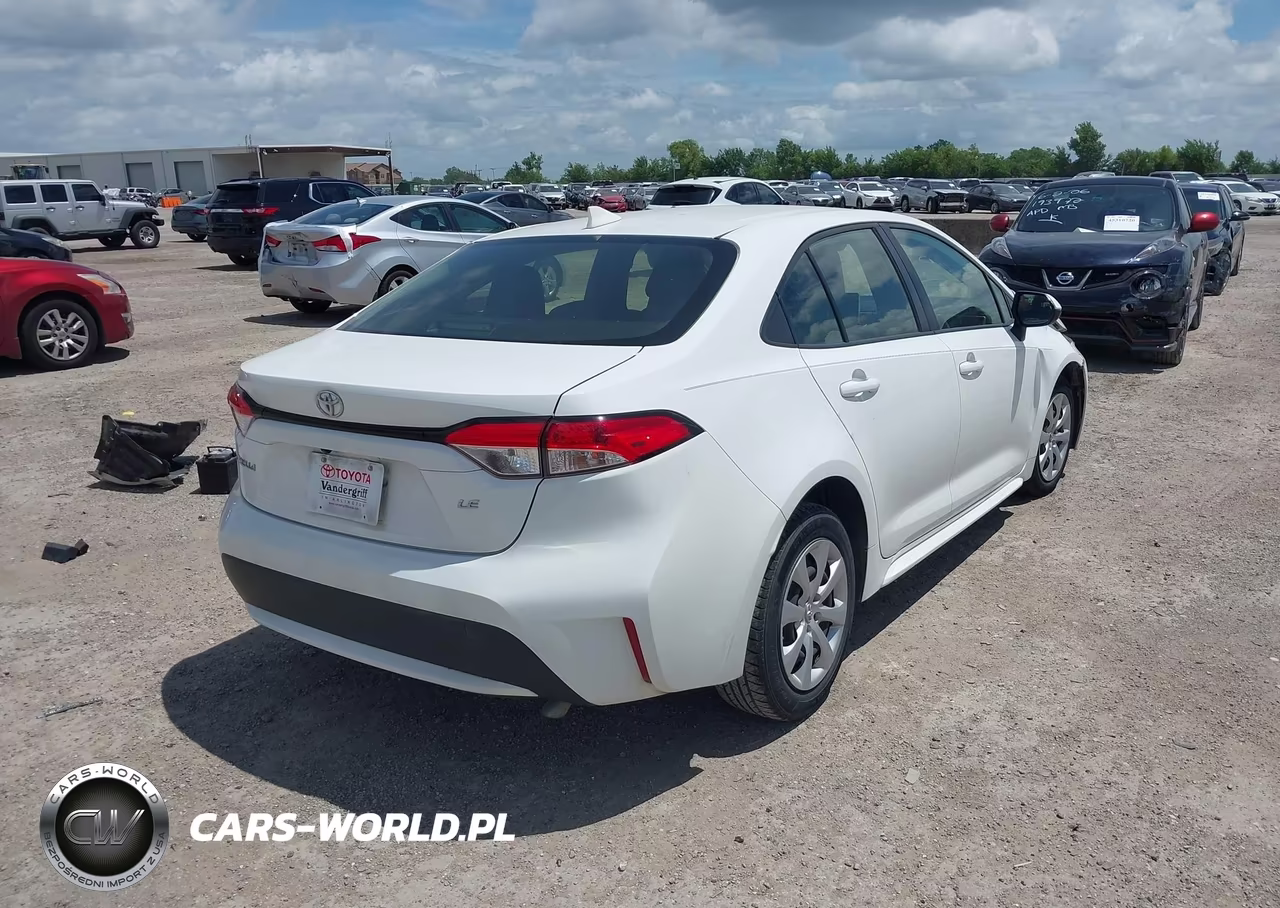 2021 Toyota Corolla Le VIN:JTDEPMAE2MJ121292 - 4