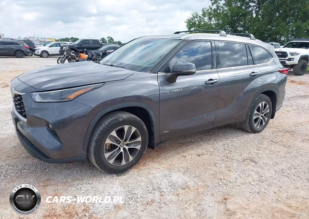 2021 Toyota Highlander Hybrid Xle VIN:5TDGBRCH5MS036090 - 2