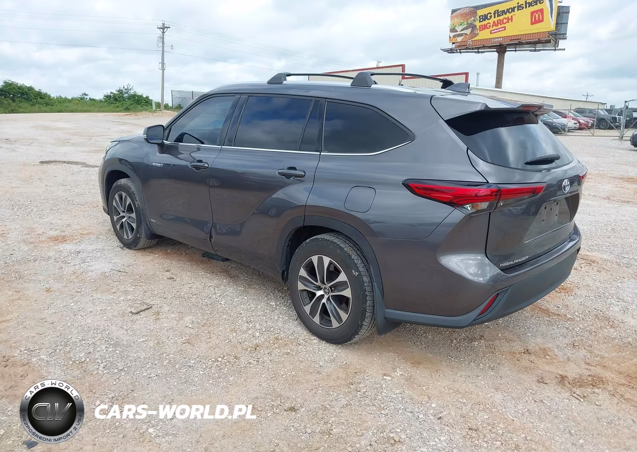2021 Toyota Highlander Hybrid Xle VIN:5TDGBRCH5MS036090 - 3