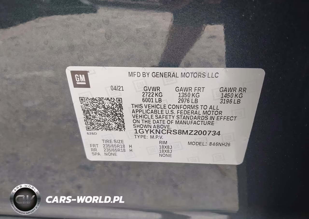 2021 Cadillac Xt5 Fwd Premium Luxury VIN:1GYKNCRS8MZ200734 - 9