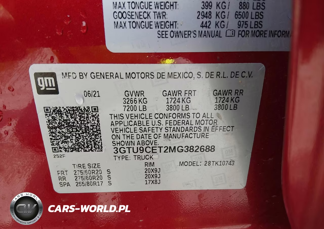 2021 GMC Sierra 1500 4Wd Standard Box Elevation VIN:3GTU9CET2MG382688 - 9