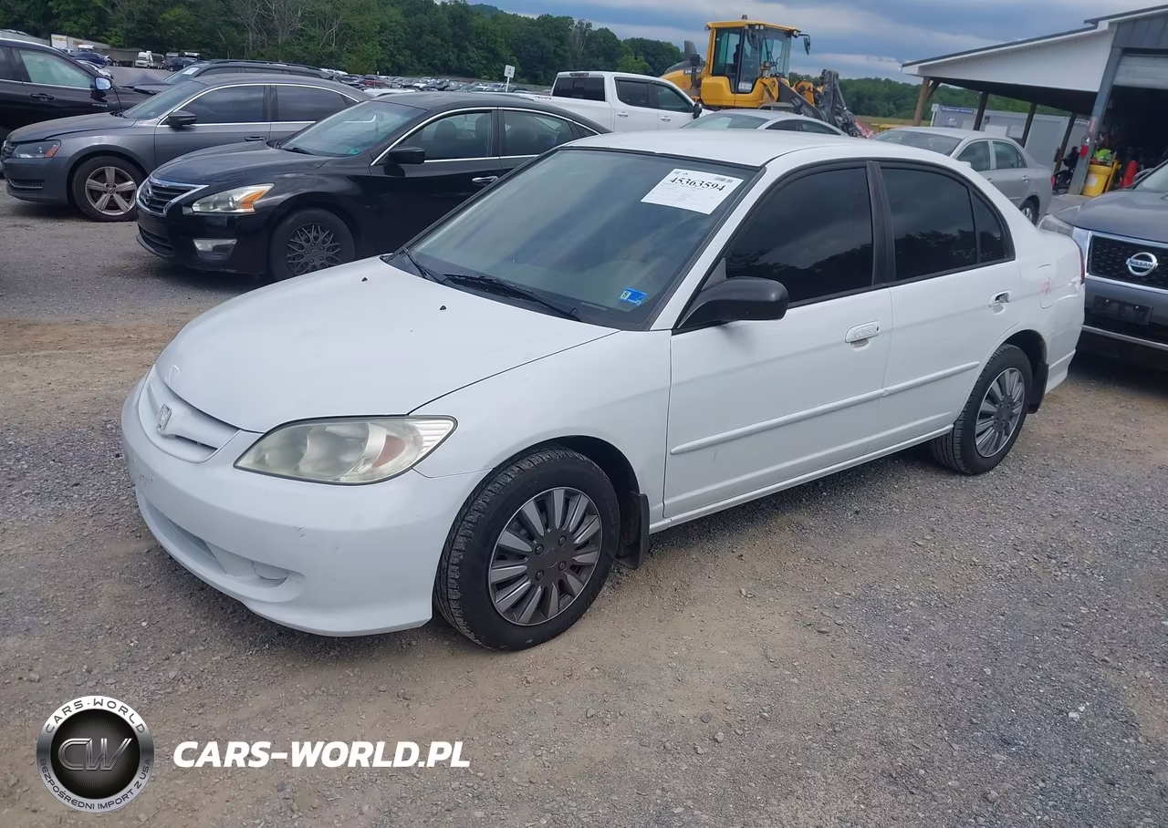 2004 Honda Civic Lx VIN:2HGES16684H530981 - 2