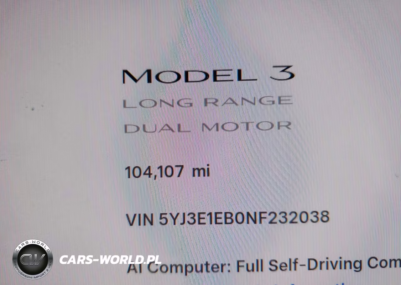 2022 Tesla Model 3 Long Range Dual Motor All-Wheel Drive VIN:5YJ3E1EB0NF232038 - 15