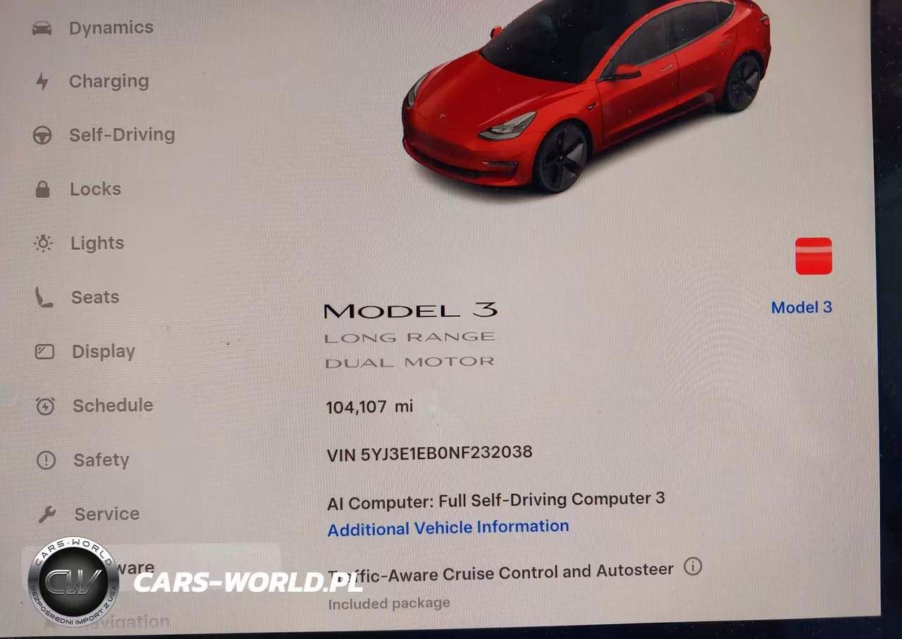 2022 Tesla Model 3 Long Range Dual Motor All-Wheel Drive VIN:5YJ3E1EB0NF232038 - 7