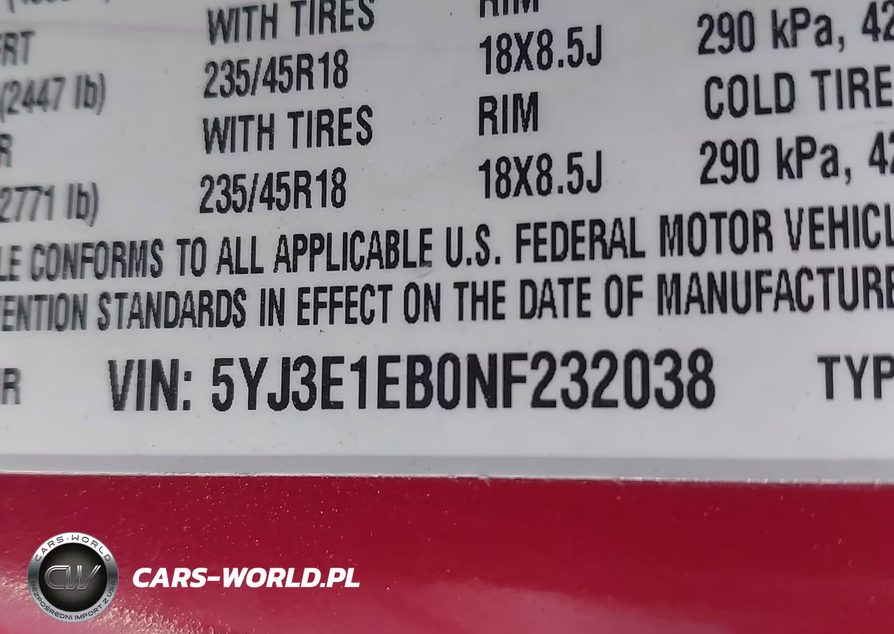 2022 Tesla Model 3 Long Range Dual Motor All-Wheel Drive VIN:5YJ3E1EB0NF232038 - 9