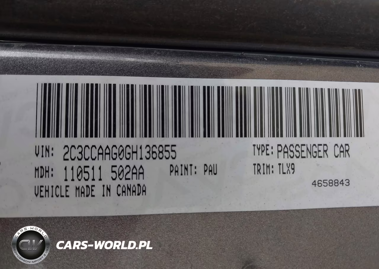 2016 Chrysler 300 Limited VIN:2C3CCAAG0GH136855 - 9