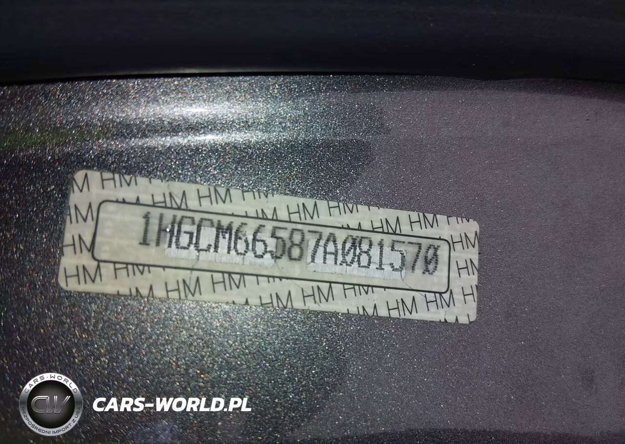 2007 Honda Accord 3.0 Ex VIN:1HGCM66587A081570 - 9