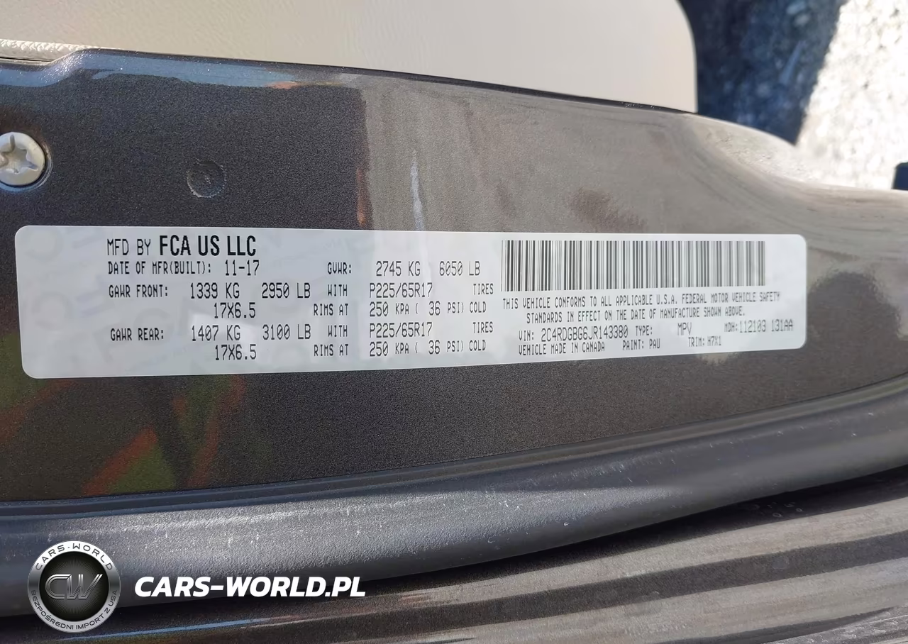 2018 Dodge Grand Caravan Se VIN:2C4RDGBG6JR143380 - 9