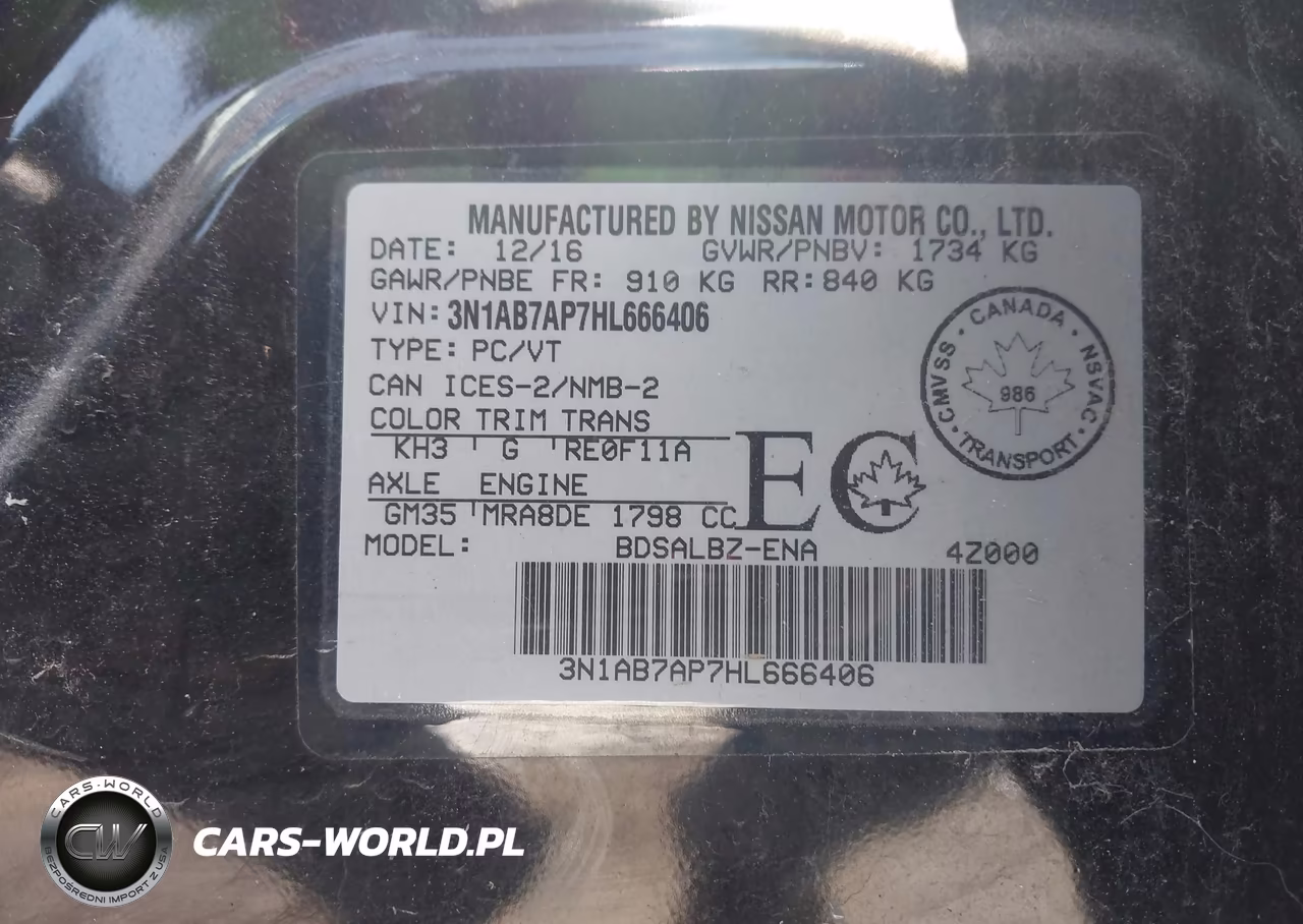 2017 Nissan Sentra S-Sl-Sr-Sv VIN:3N1AB7AP7HL666406 - 9