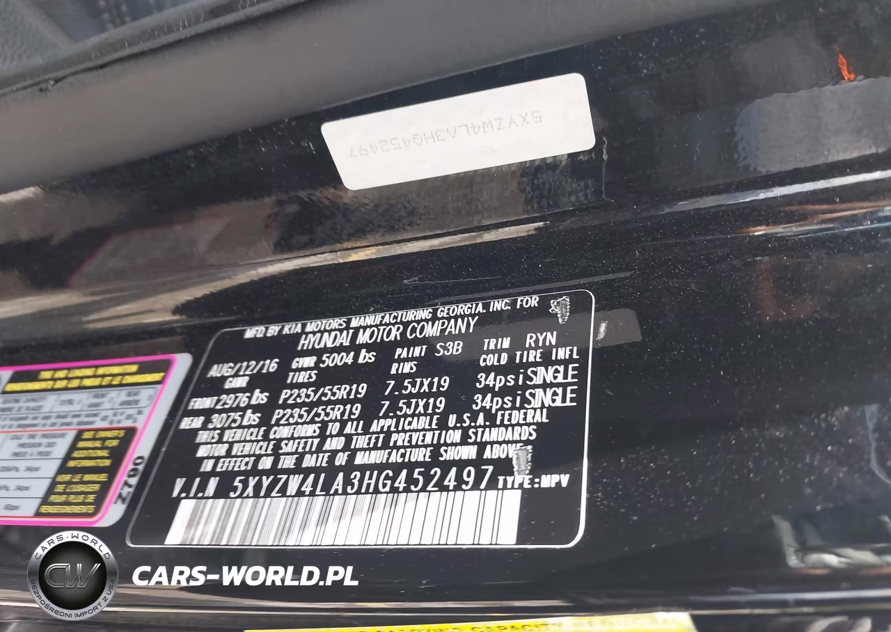 2017 Hyundai Santa Fe Sport 2.0T Ultimate VIN:5XYZW4LA3HG452497 - 9