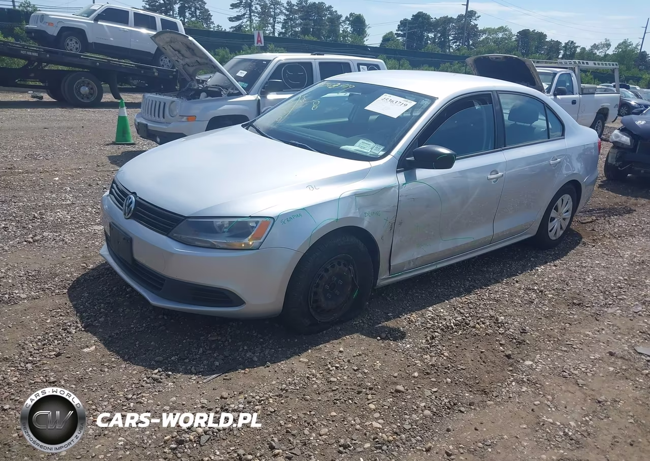 2014 Volkswagen Jetta 2.0L S VIN:3VW2K7AJ8EM218983 - 2