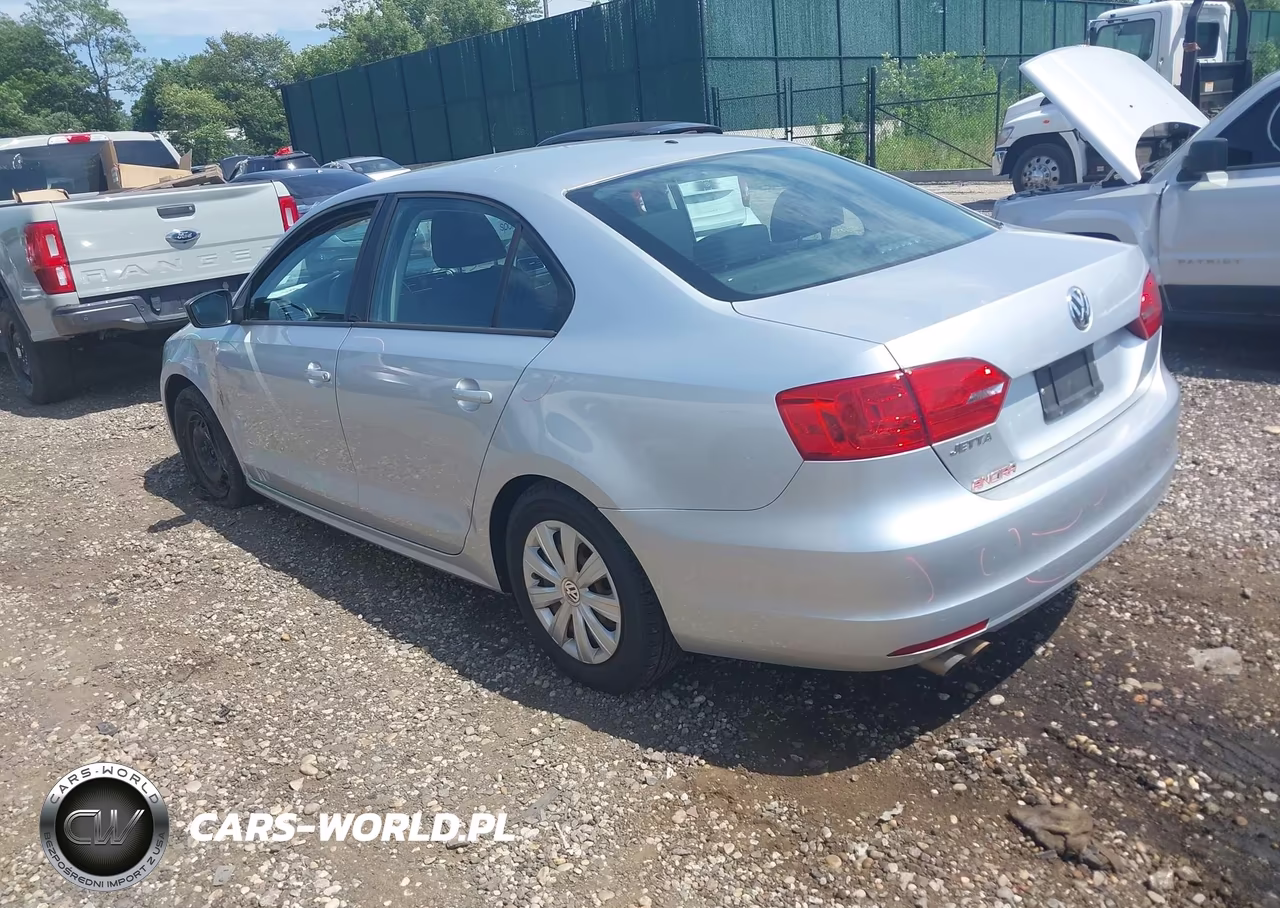 2014 Volkswagen Jetta 2.0L S VIN:3VW2K7AJ8EM218983 - 3