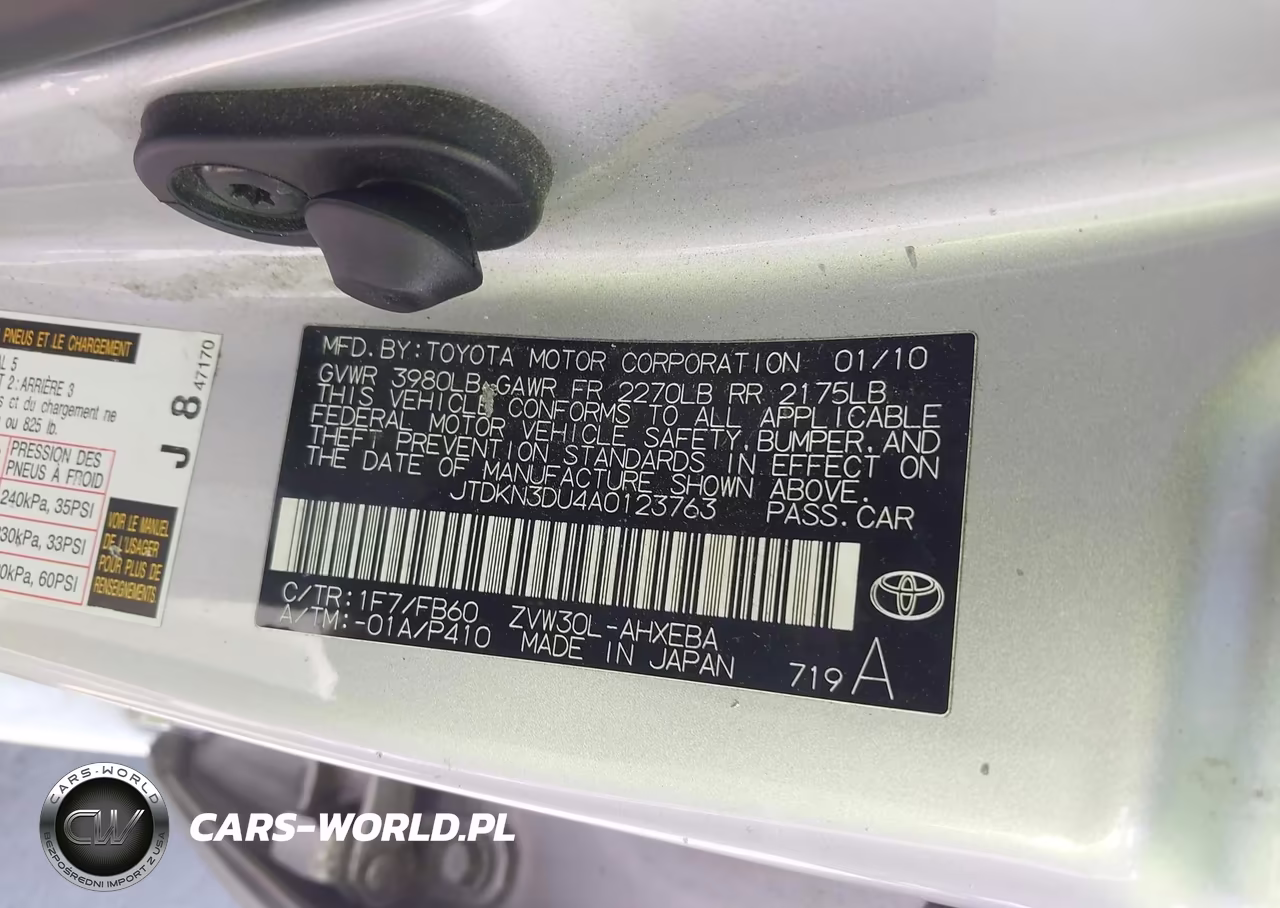 2010 Toyota Prius Ii VIN:JTDKN3DU4A0123763 - 9