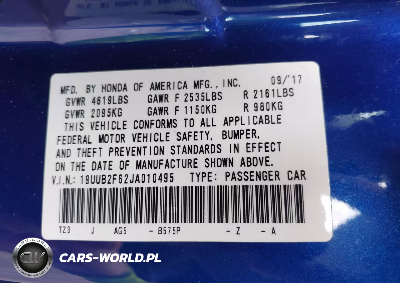 2018 Acura Tlx Tech A-Spec Pkgs VIN:19UUB2F62JA010495 - 9