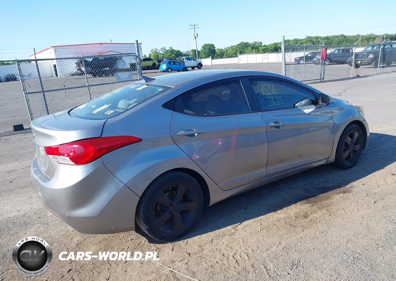 2012 Hyundai Elantra Gls (Ulsan Plant) VIN:KMHDH4AE7CU233930 - 4