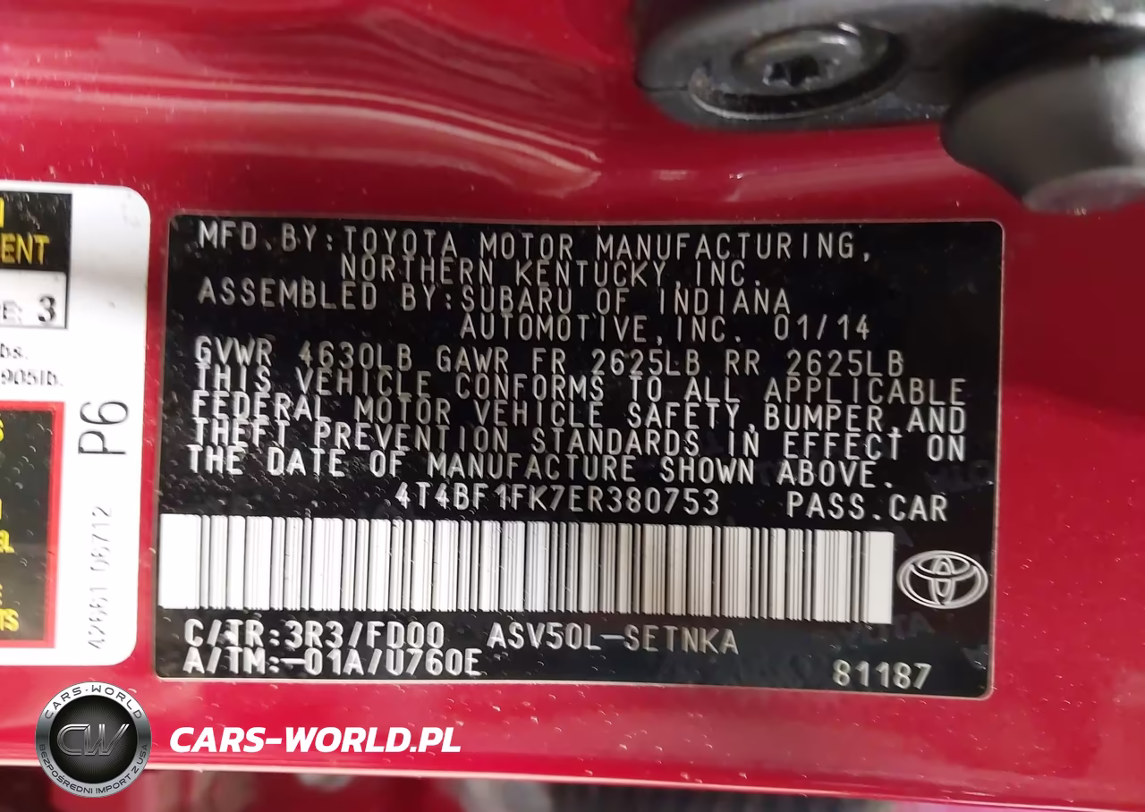 2014 Toyota Camry Le VIN:4T4BF1FK7ER380753 - 9