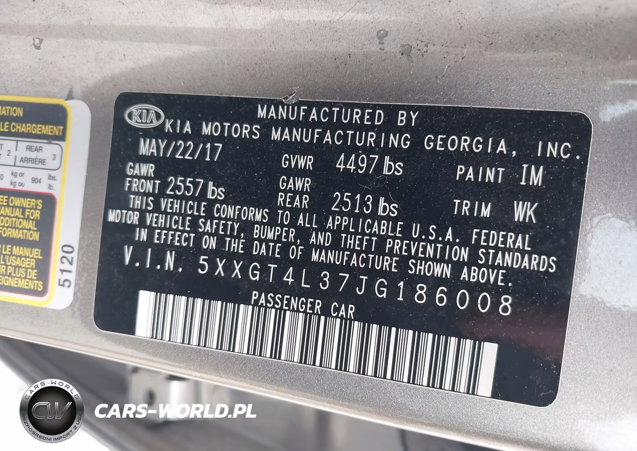2018 Kia Optima Lx VIN:5XXGT4L37JG186008 - 9