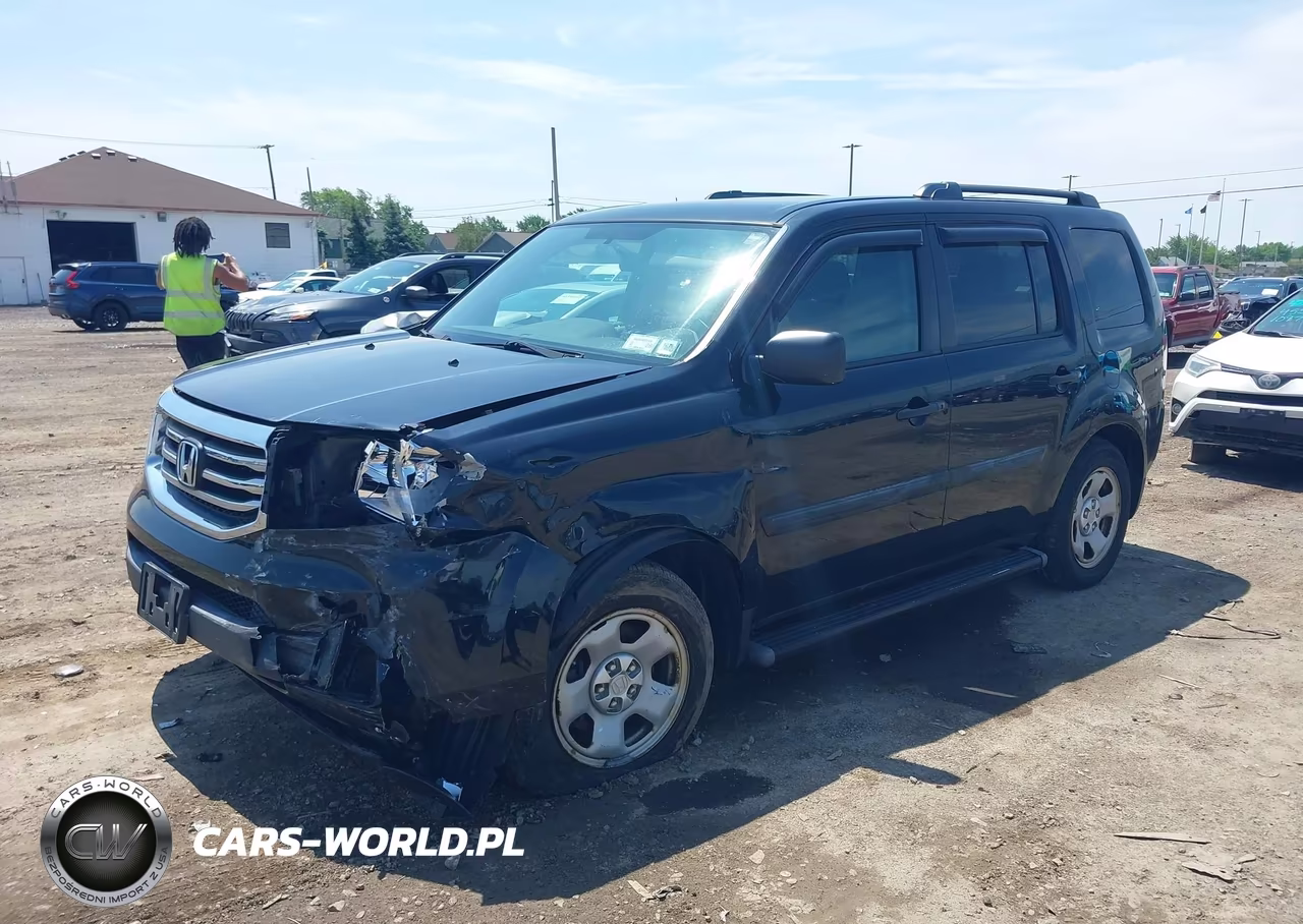 2014 Honda Pilot Lx VIN:5FNYF4H28EB054668 - 2