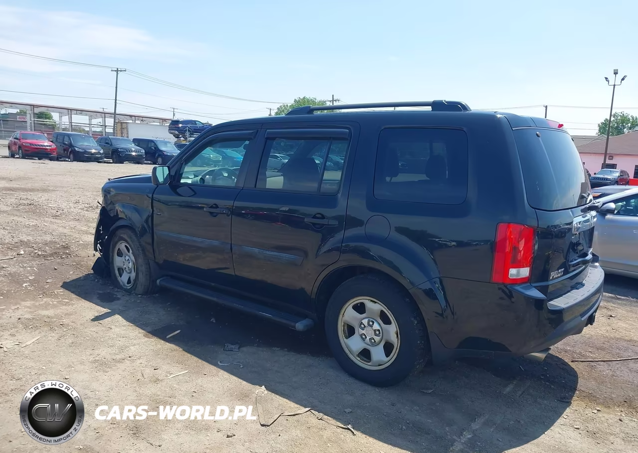2014 Honda Pilot Lx VIN:5FNYF4H28EB054668 - 3
