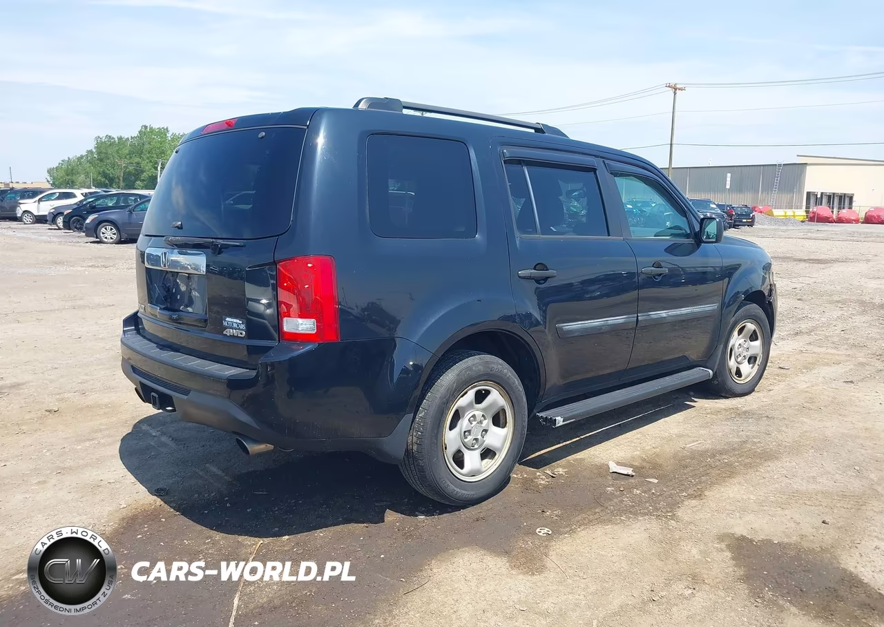 2014 Honda Pilot Lx VIN:5FNYF4H28EB054668 - 4