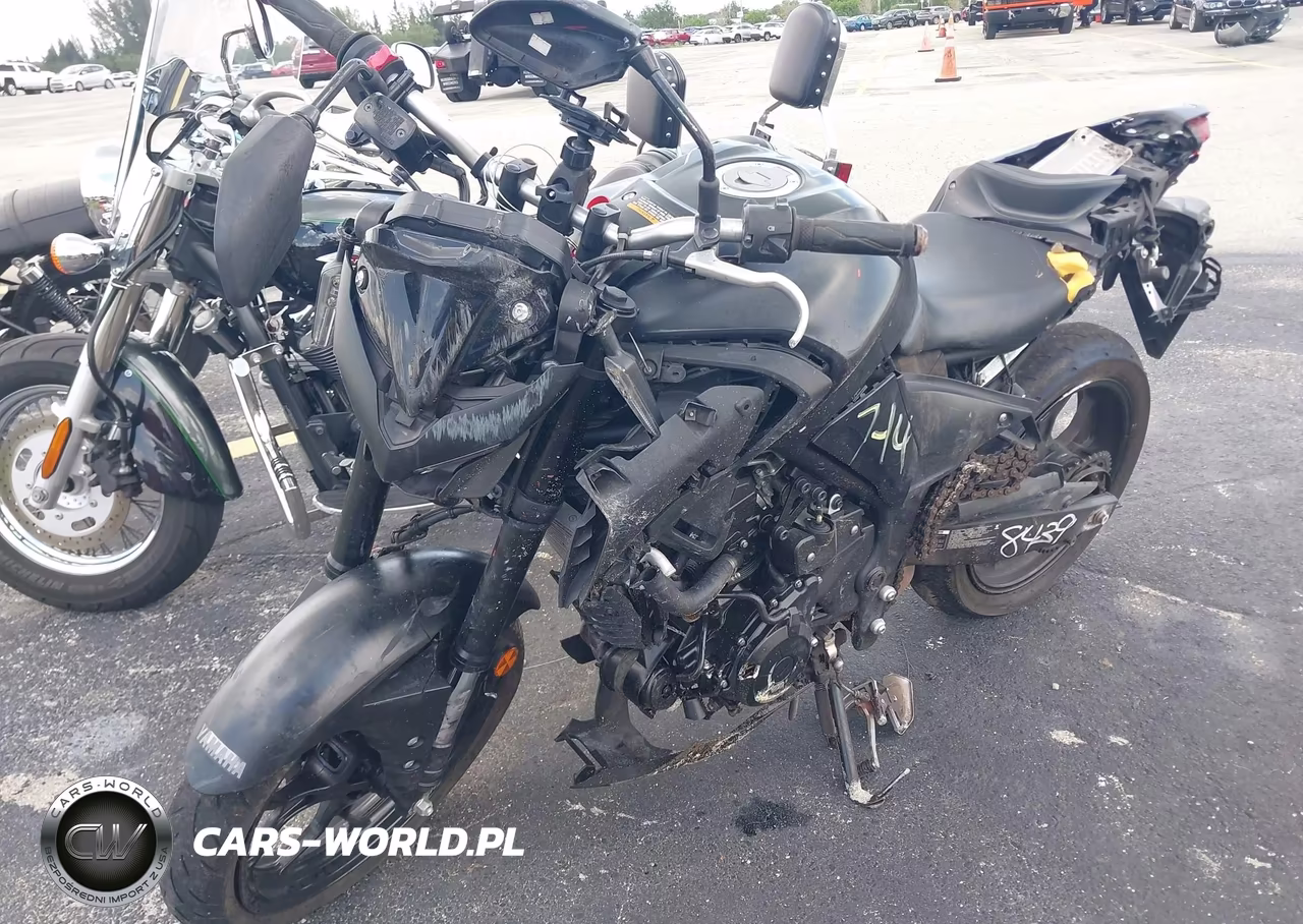 2022 Yamaha Mt-03 VIN:MH3RH20Y6NK008439 - 2