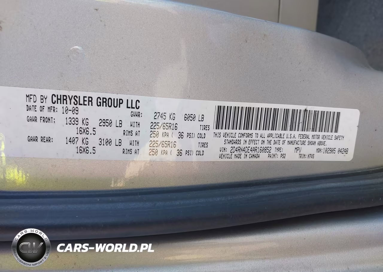2010 Dodge Grand Caravan Se VIN:2D4RN4DE4AR160852 - 9