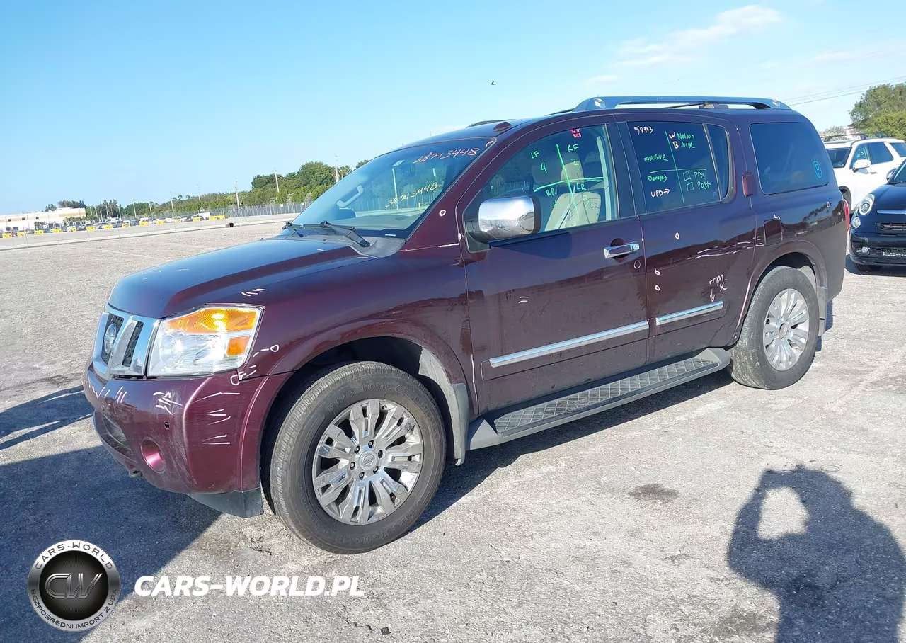 2015 Nissan Armada Platinum-Sl-Sv VIN:5N1AA0NEXFN620657 - 2