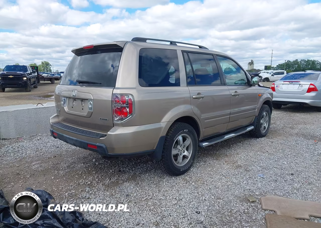 2006 Honda Pilot Ex-L VIN:5FNYF18586B025858 - 4