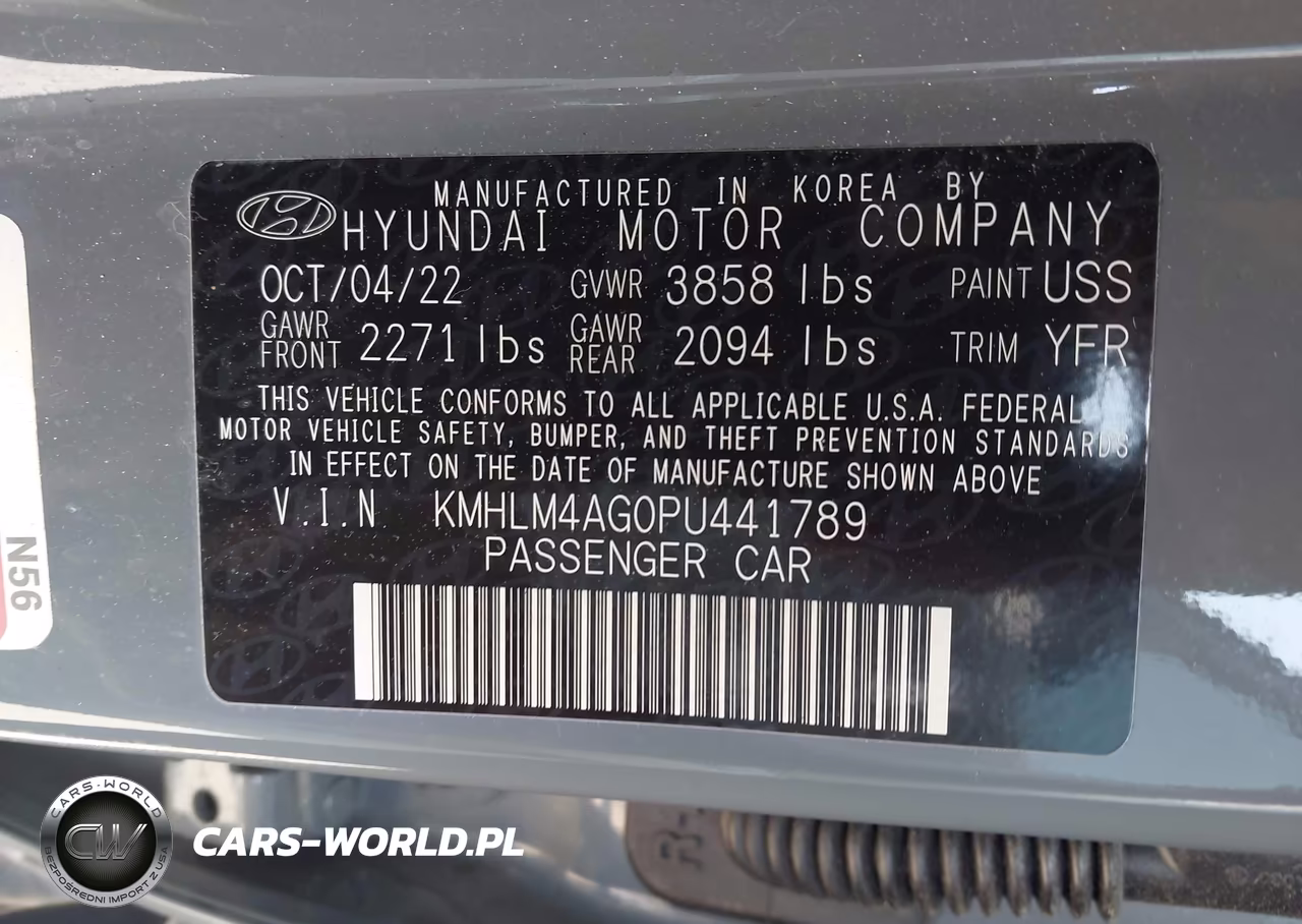 2023 Hyundai Elantra Sel VIN:KMHLM4AG0PU441789 - 9